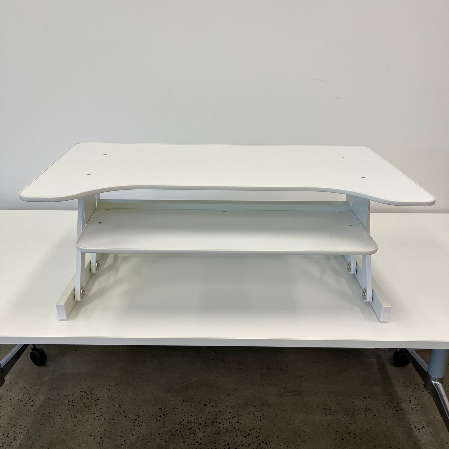 Adjustable Standing Desk Riser - White