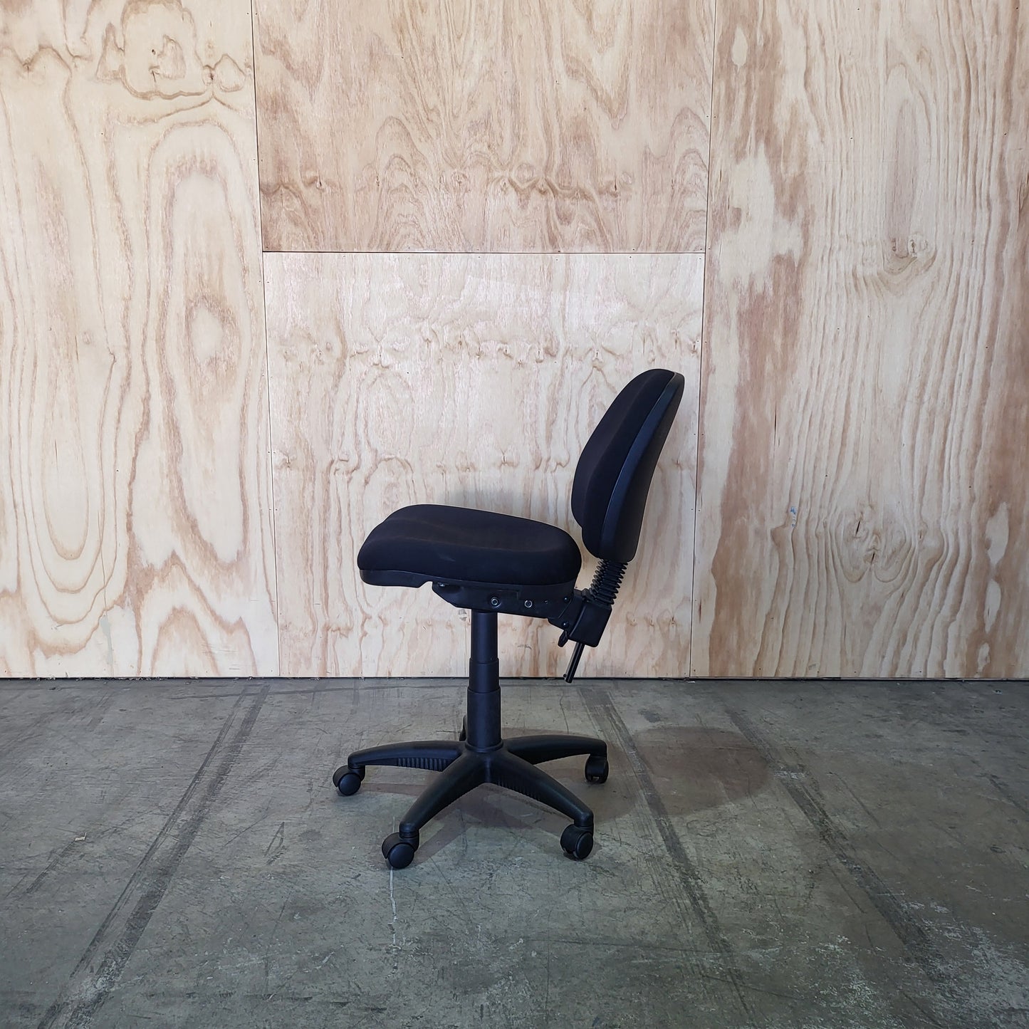 Black Task Chair Triangle Print