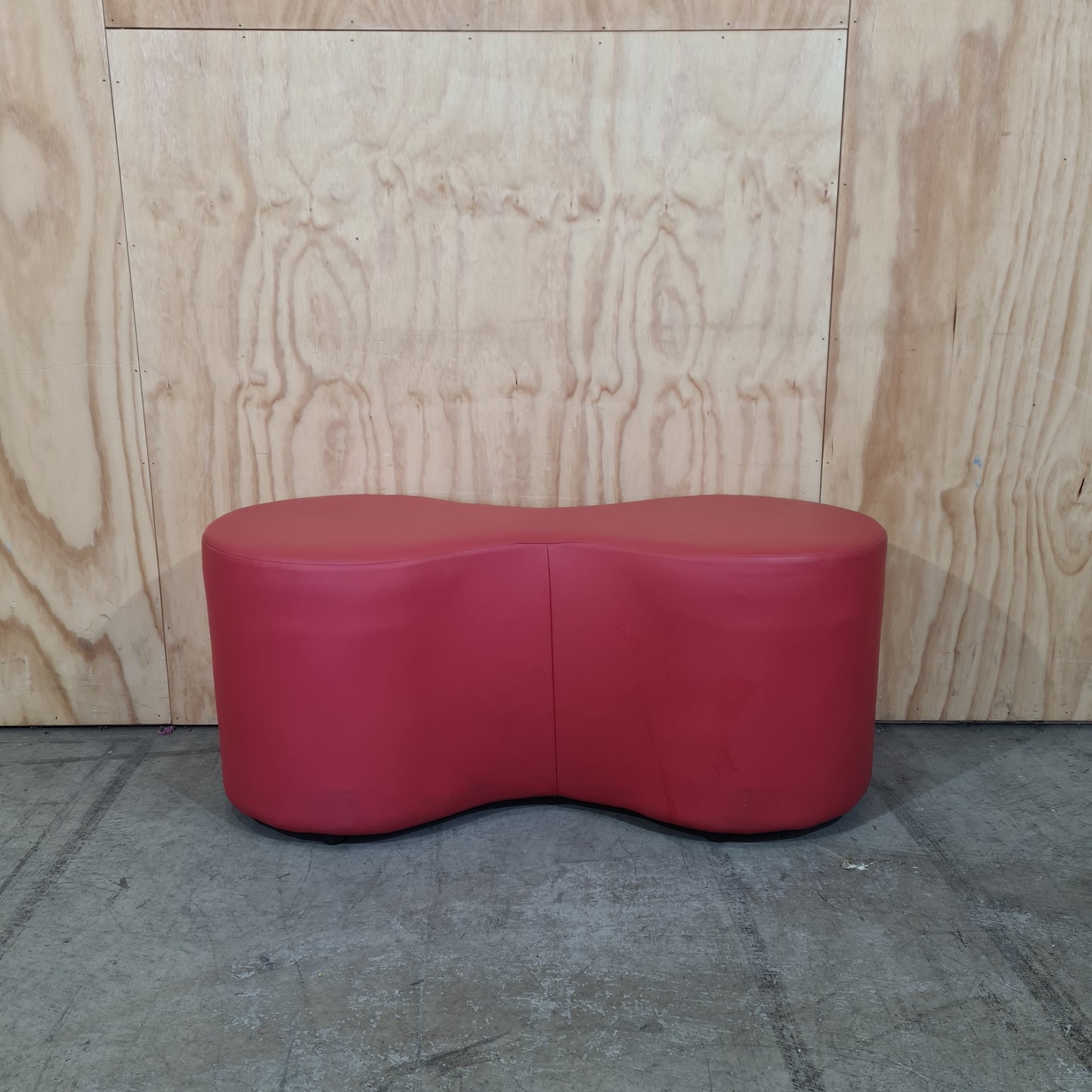 Red Figure 8 Ottoman