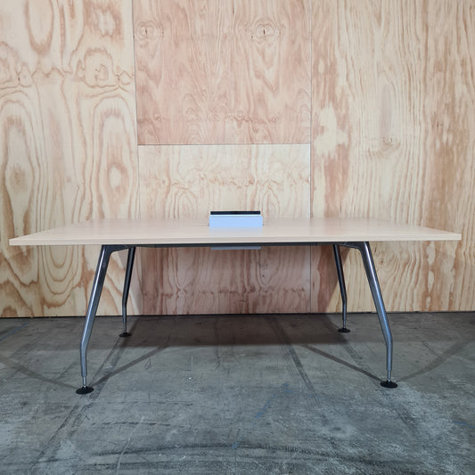 Office Desk in Timber with Powerboard