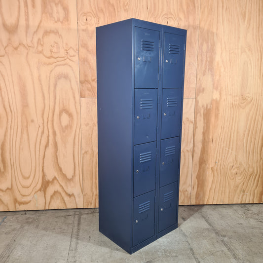Statewide 8 door locker unit in navy