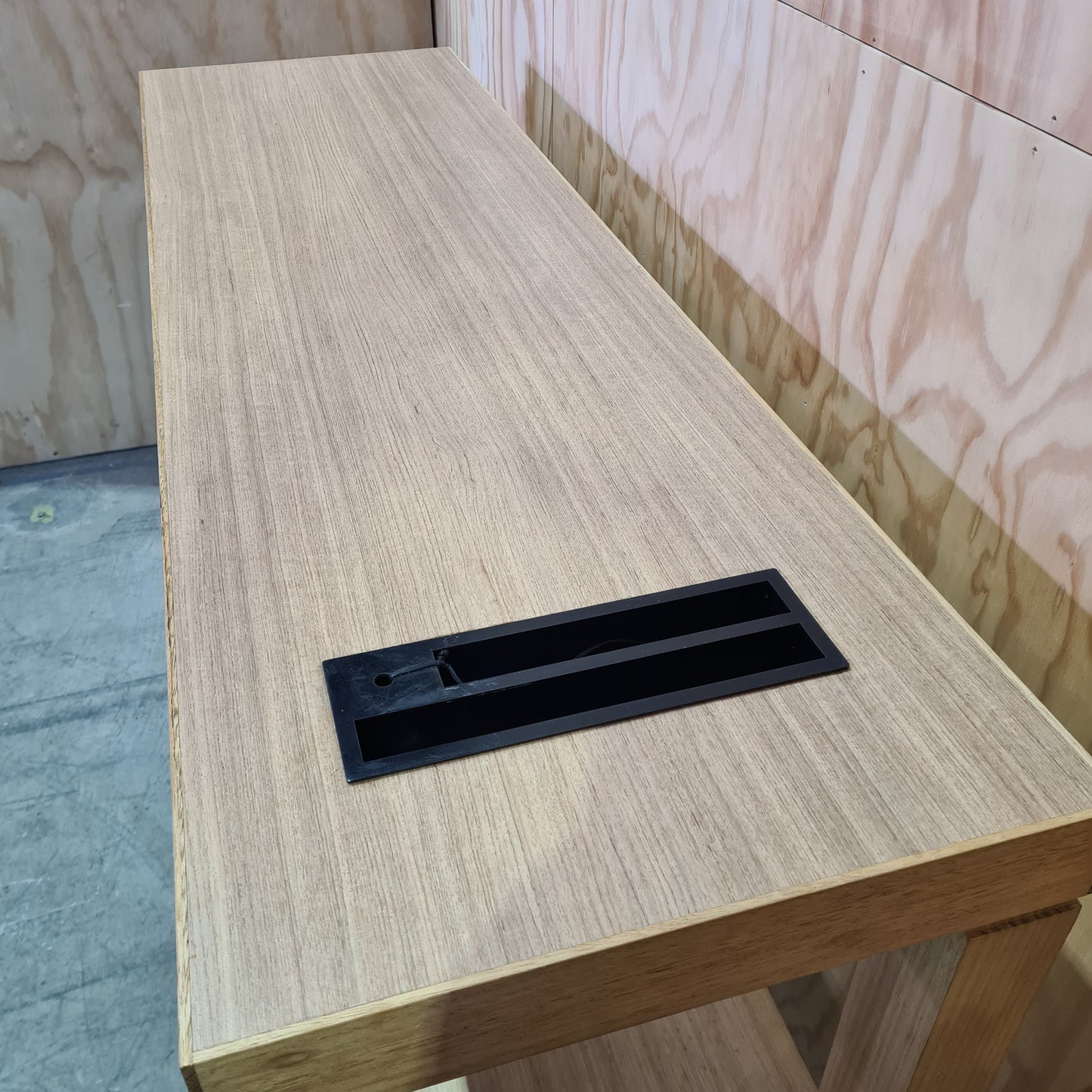 High Timber Table on Castors
