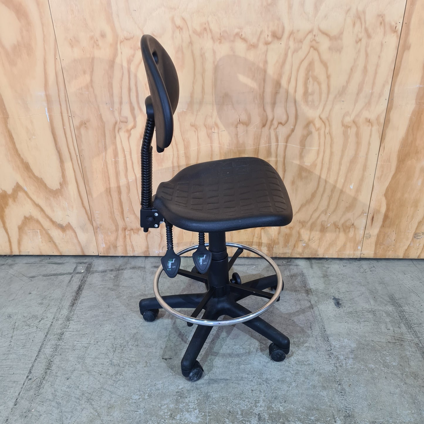 Industrial Polyurethane Drafting Stool