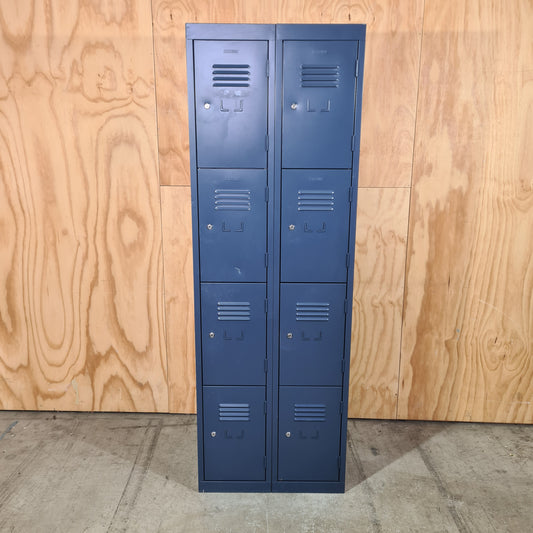 Statewide 8 door locker unit in navy