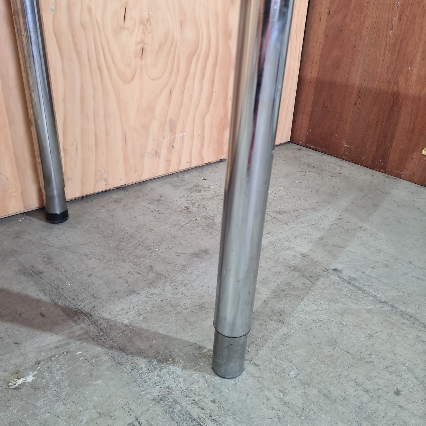 Red IKEA "Linnmon" Table