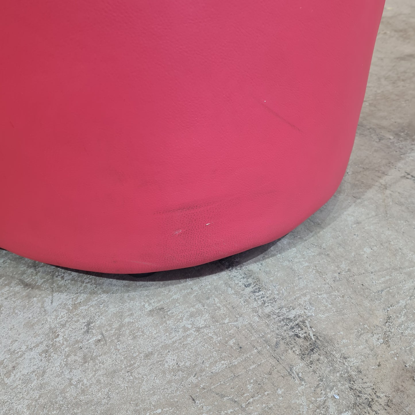 Red Figure 8 Ottoman