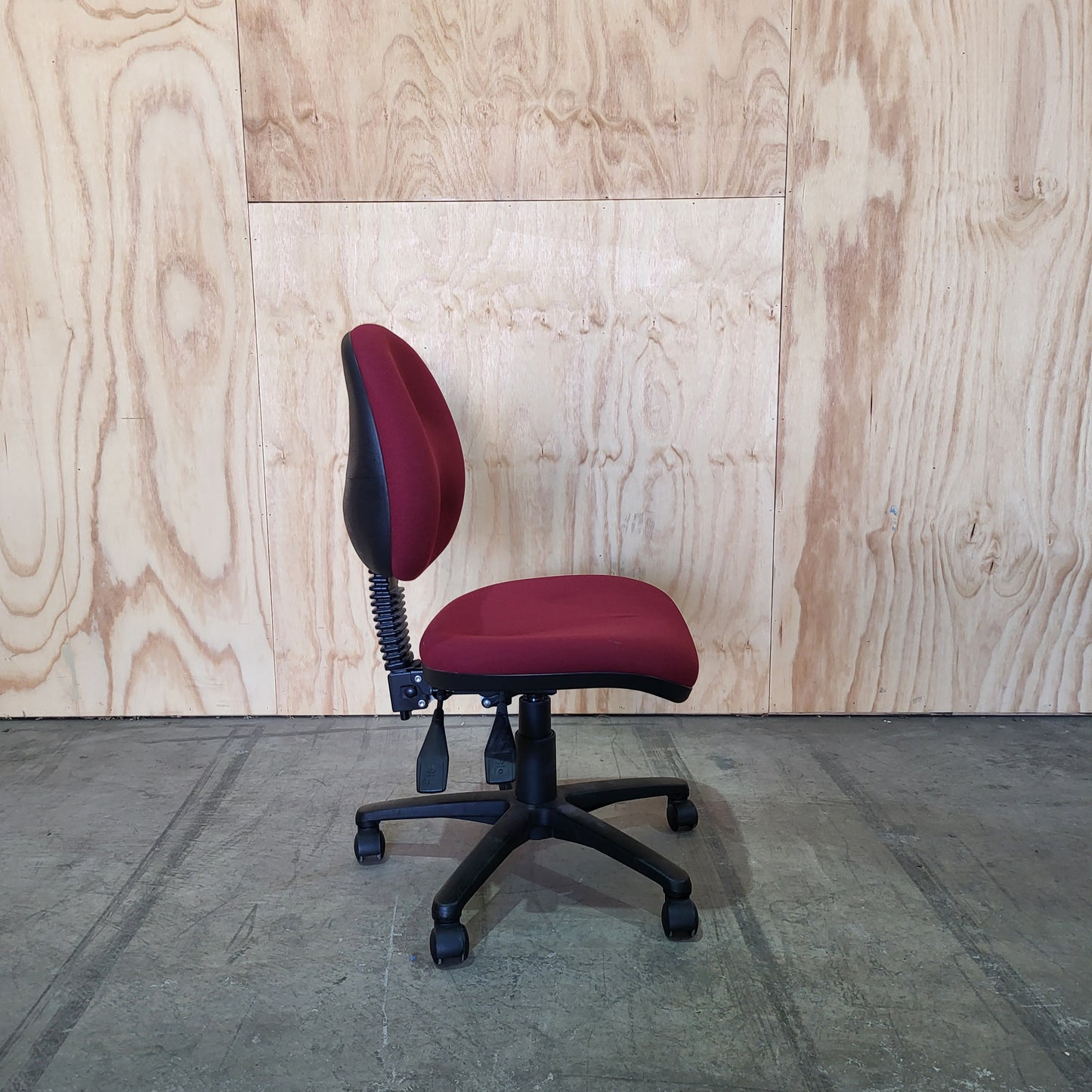 Red Task Chair without Arms