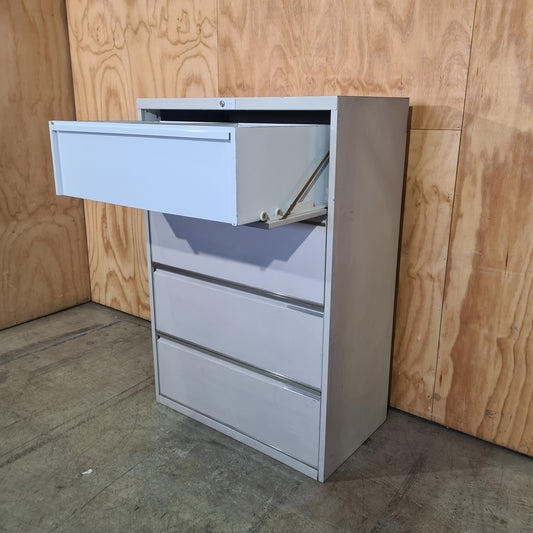 Lateral Storage Unit in Grey