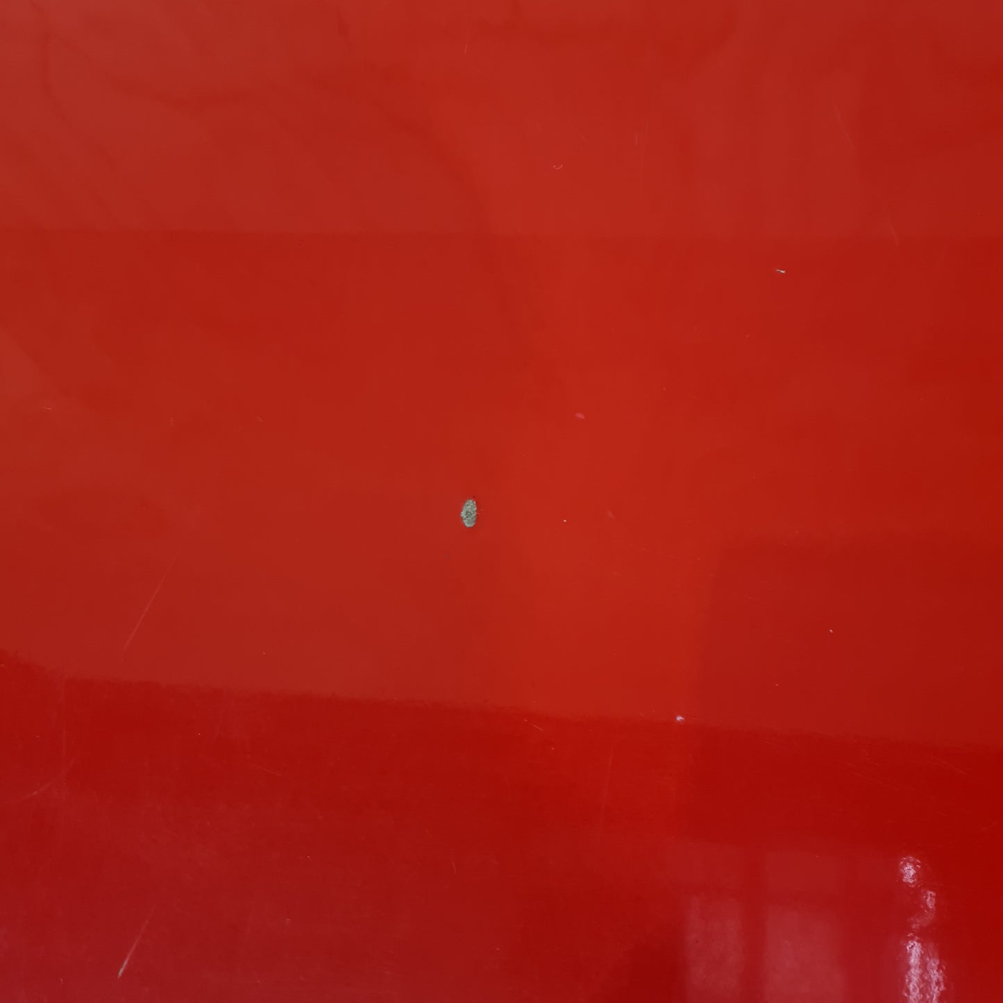 Red IKEA "Linnmon" Table