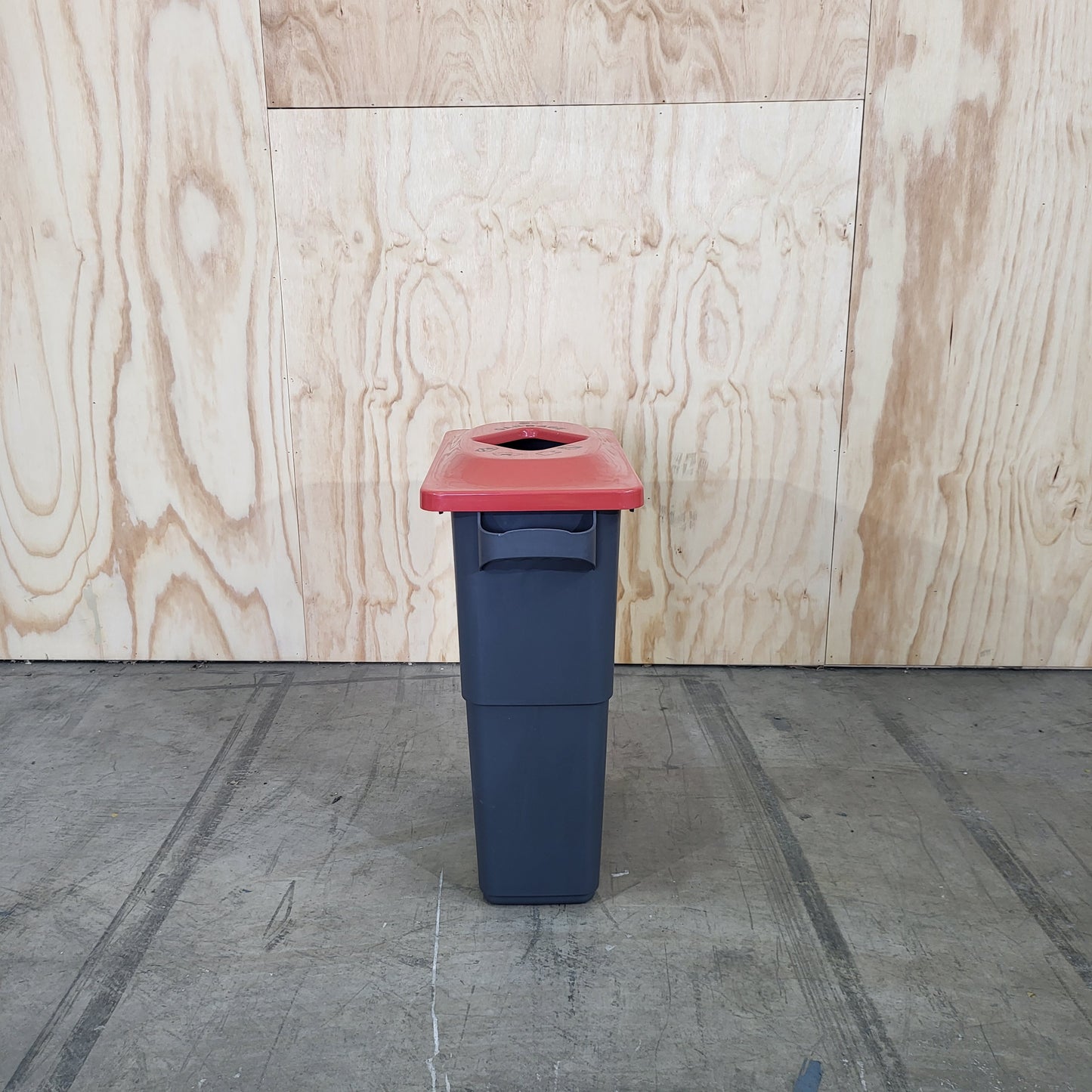 Multi sort 60L Bin Grey Base & Lid (Yellow & Red)