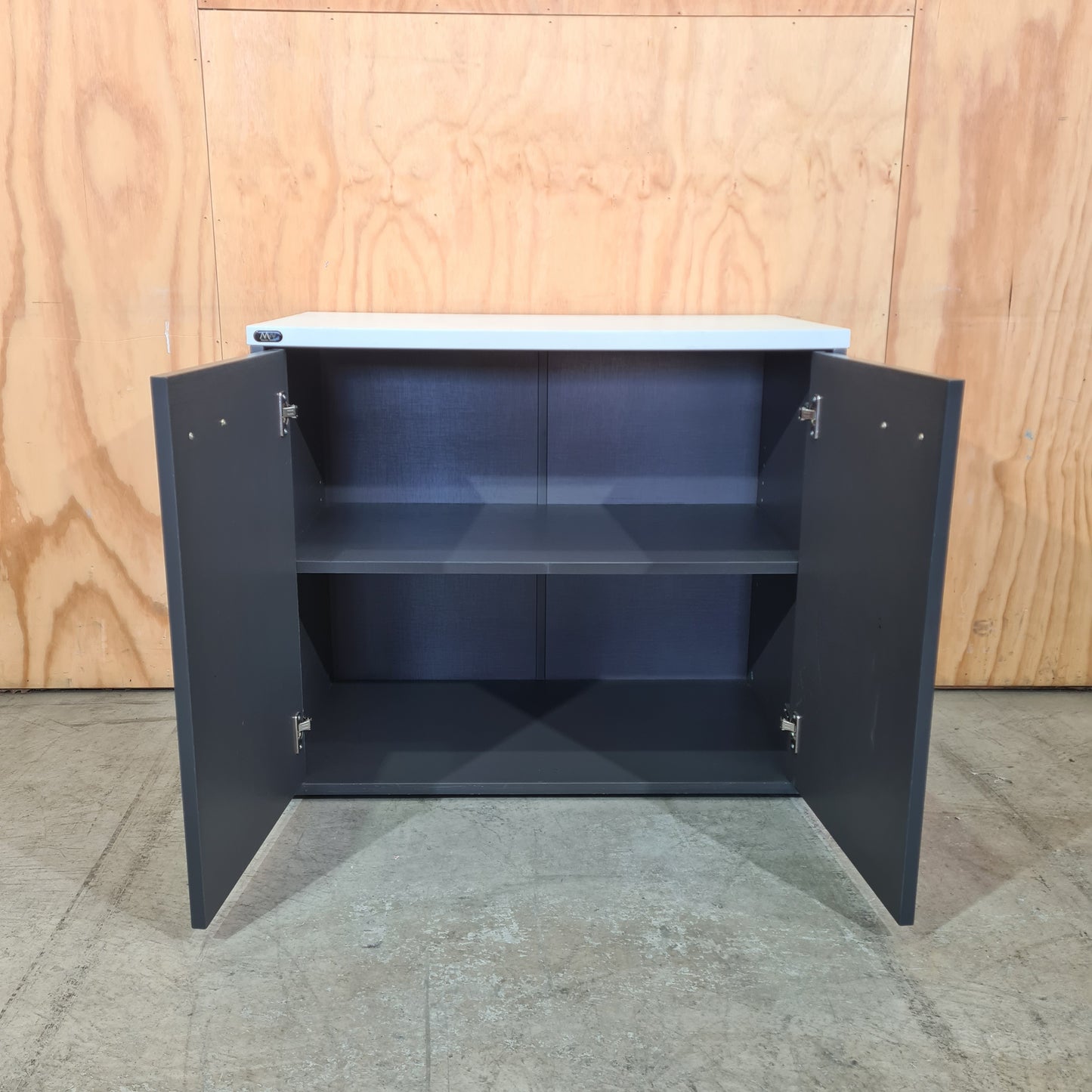 Malvern Willows Charcoal 2 Door Cabinet