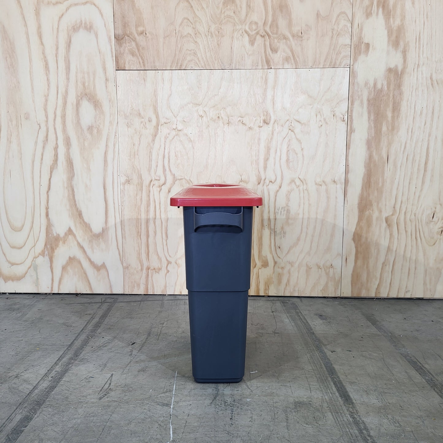 Multi sort 60L Bin Grey Base & Lid (Yellow & Red)