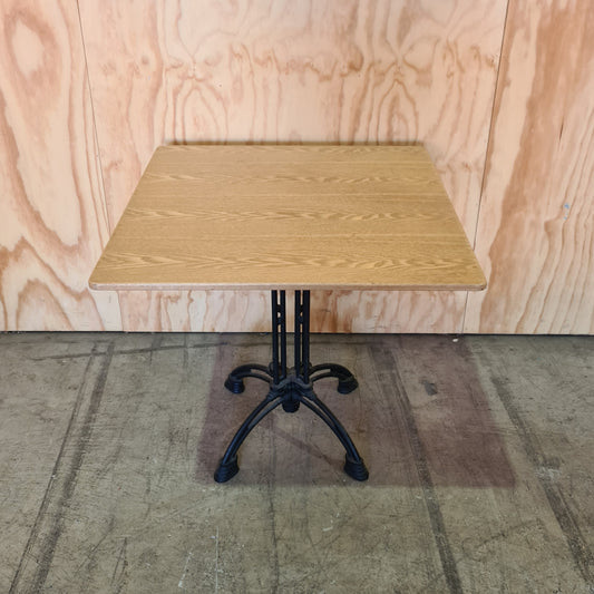 Chairforce Timber Bistro table on Metal Base
