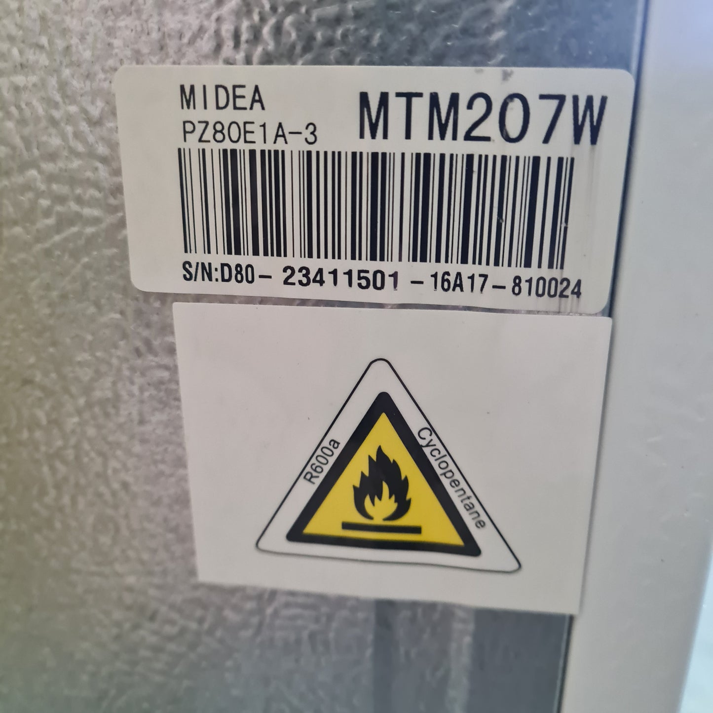 Midea MTM207W 207L Fridge