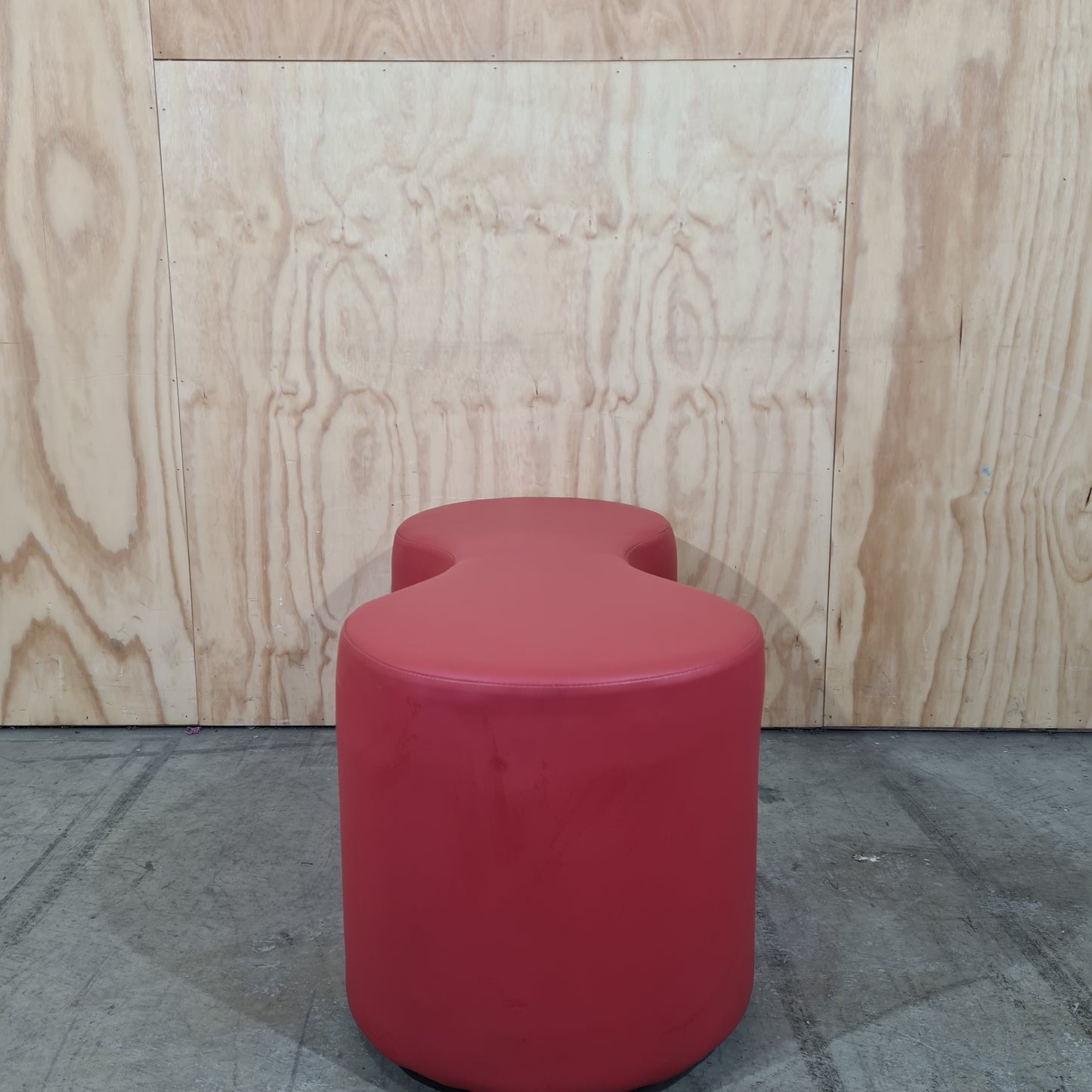 Red Figure 8 Ottoman