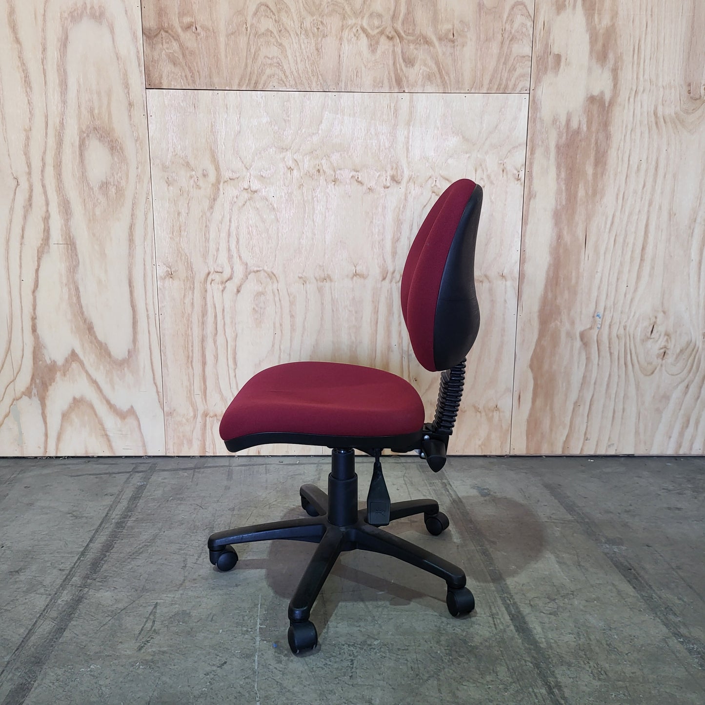 Red Task Chair without Arms