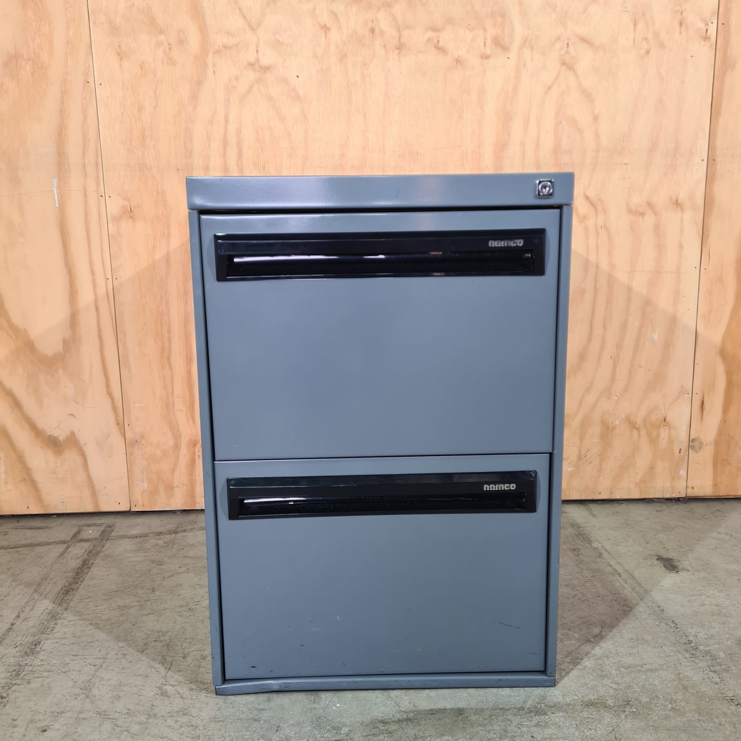 Grey Namco 2 Drawer Filing Cabinet