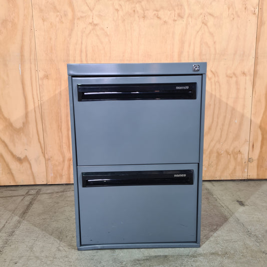 Grey Namco 2 Drawer Filing Cabinet