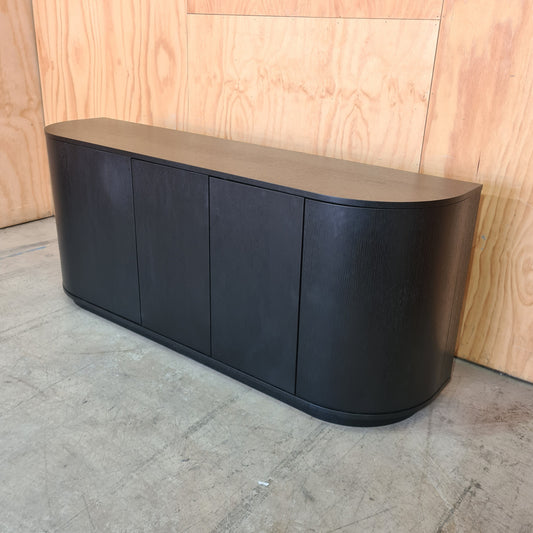 Globe West Oberon Cresent Buffett in Matt dark Oak