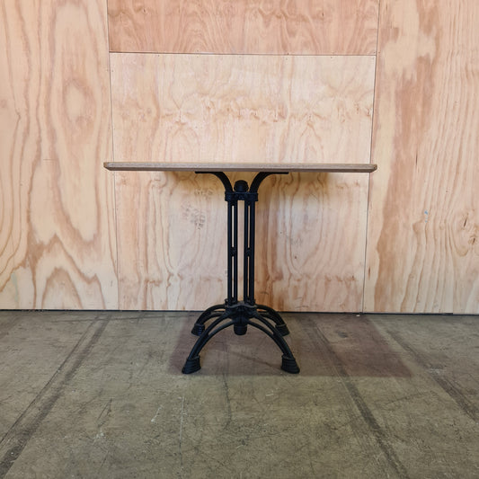 Chairforce Timber Bistro table on Metal Base