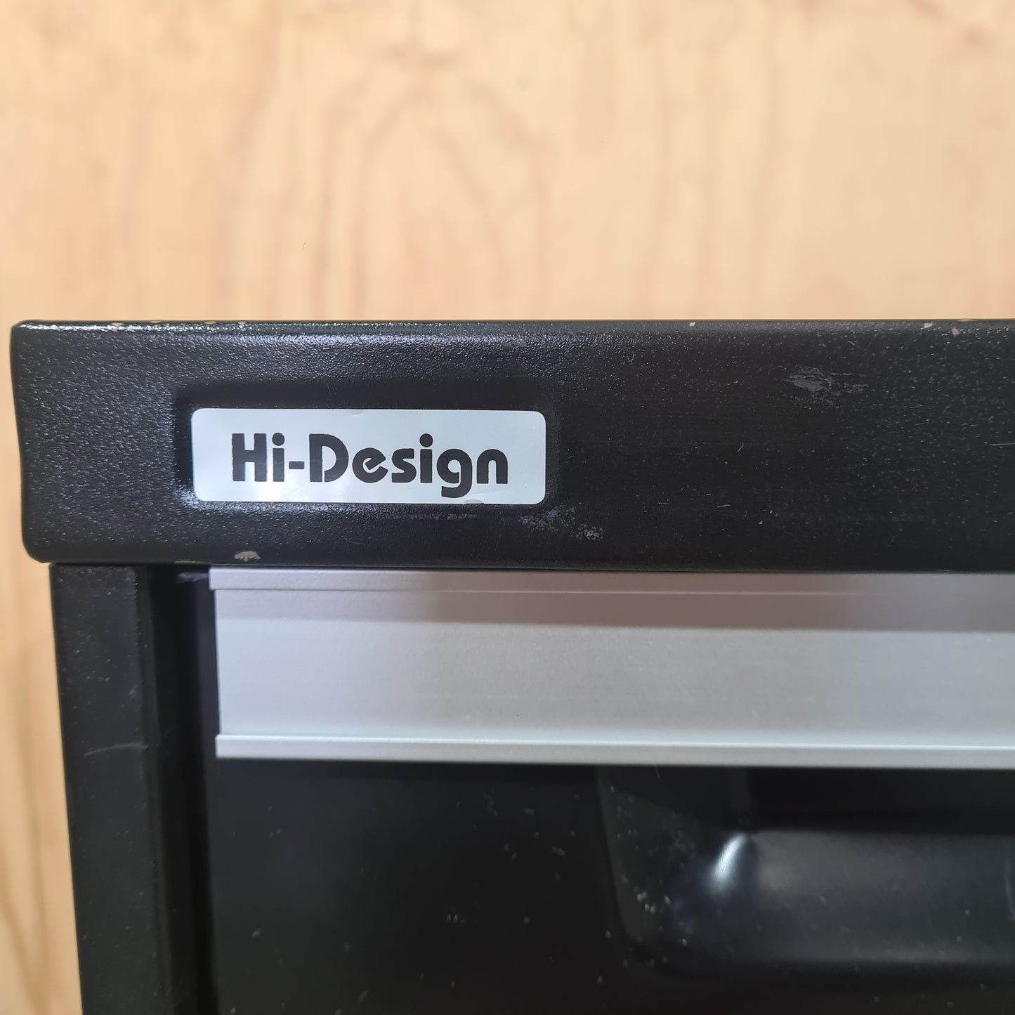 Black Hi-Design 2 Drawer Filing Cabinet