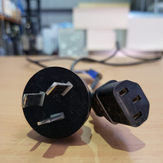 Male 3 Pin AC to Female IEC-C13 Power Cable 1.8m (4131)