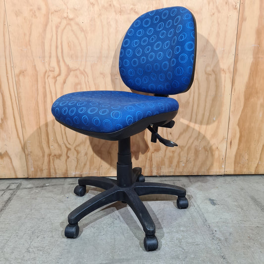 Style Blue Pattern Task Chair
