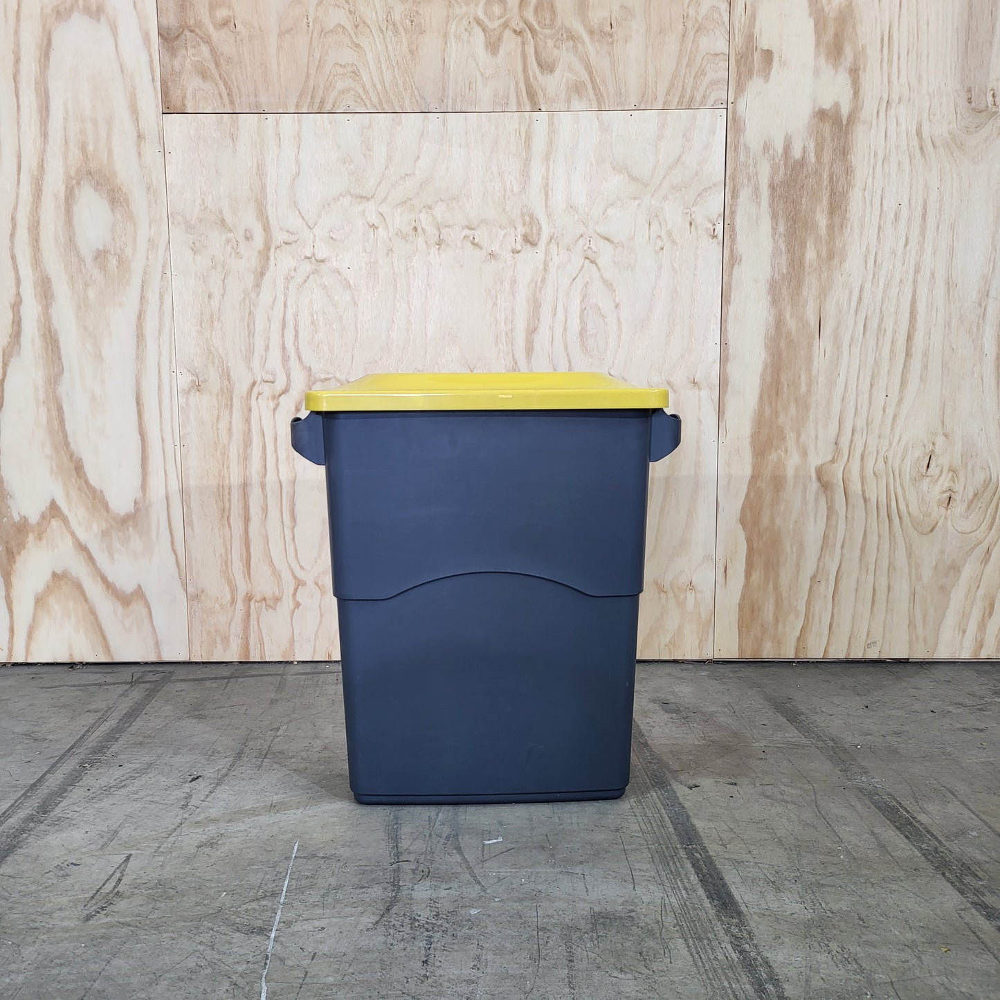 Multi sort 60L Bin Grey Base & Lid (Yellow & Red)