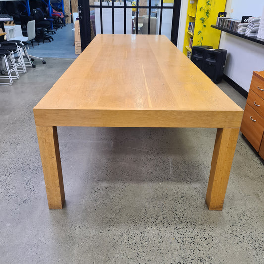 Large Solid Timber Boardroom/Display Table