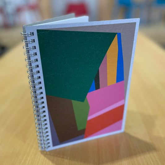 Green Collect Mural Upcycled Notebook A5