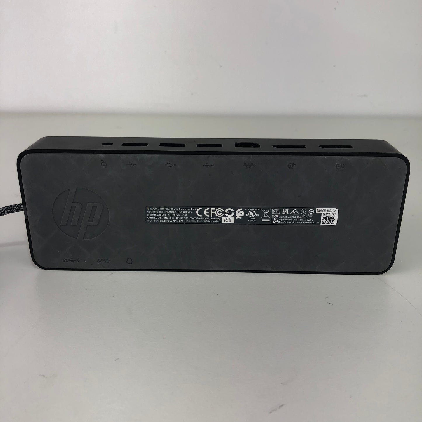 HP Universal USB-C HSA-B005DS Docking station (4135)