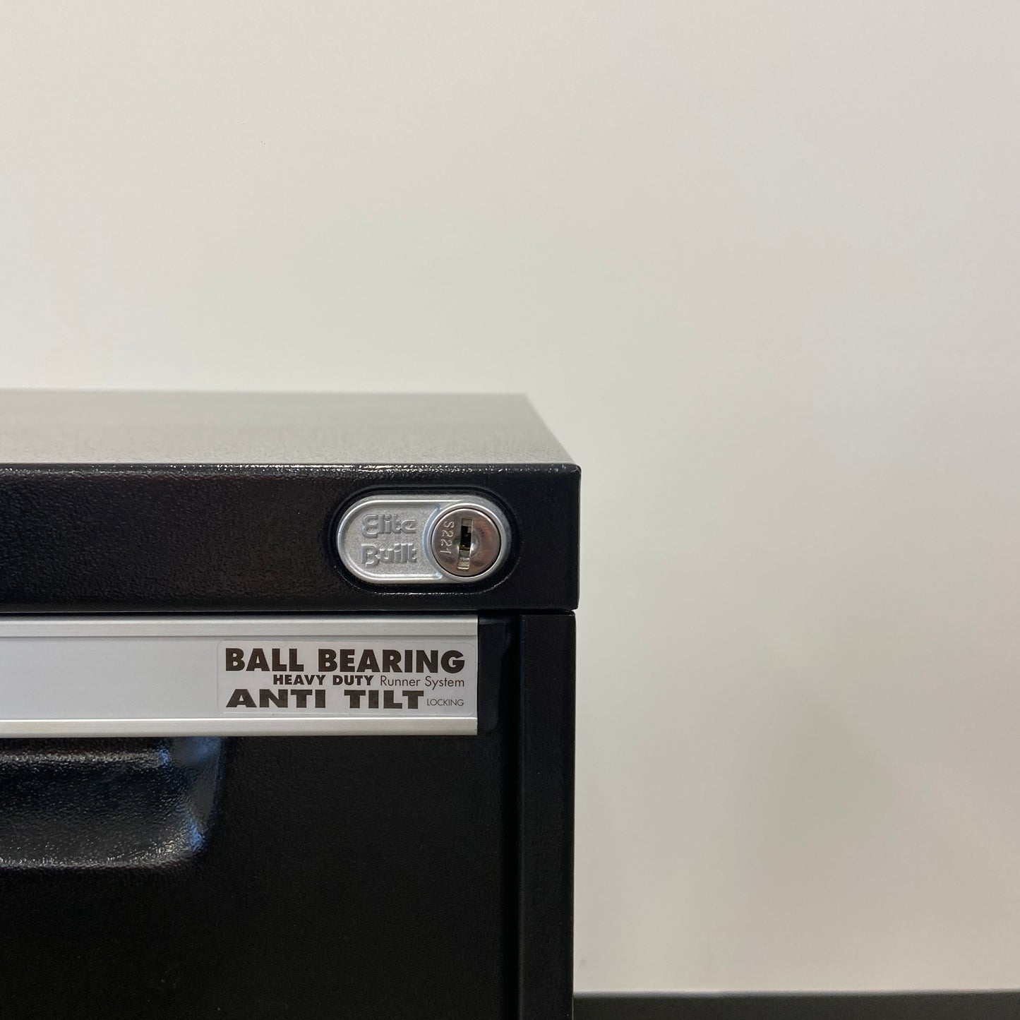 EliteBuilt 3 Drawer Cabinet Black