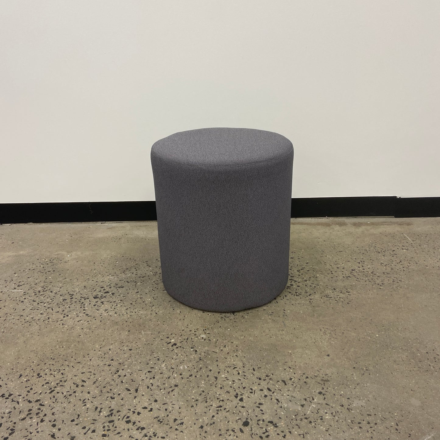Ottoman Fabric Footstool Grey