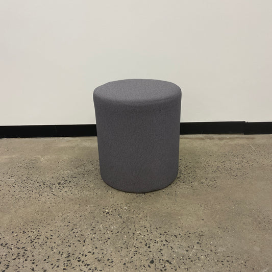 Ottoman Fabric Footstool Grey