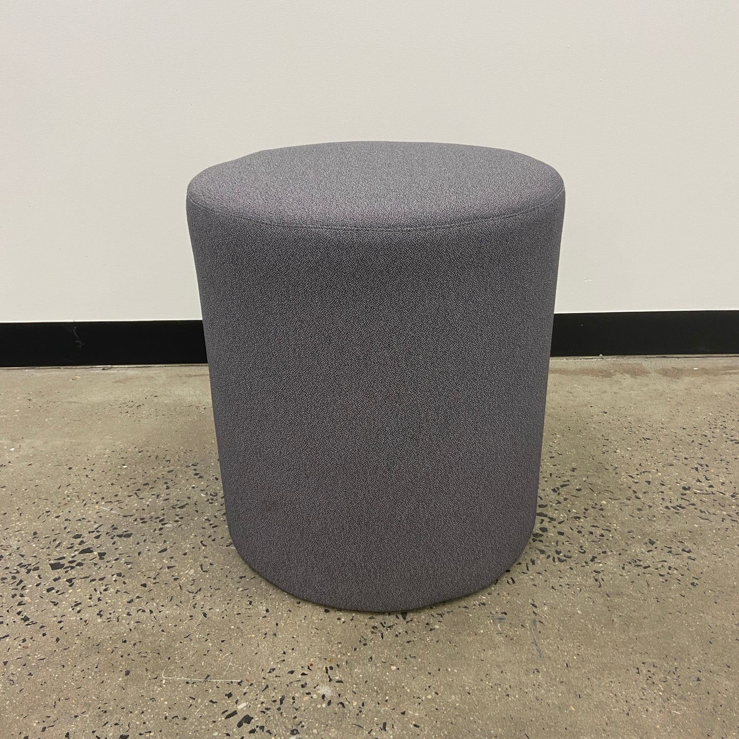 Ottoman Fabric Footstool Grey