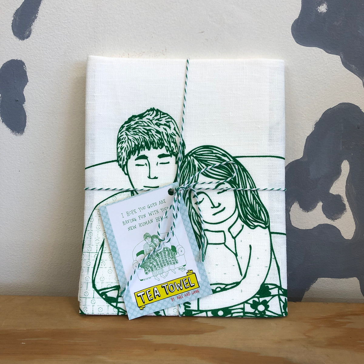Able and Game Linen Tea Towel