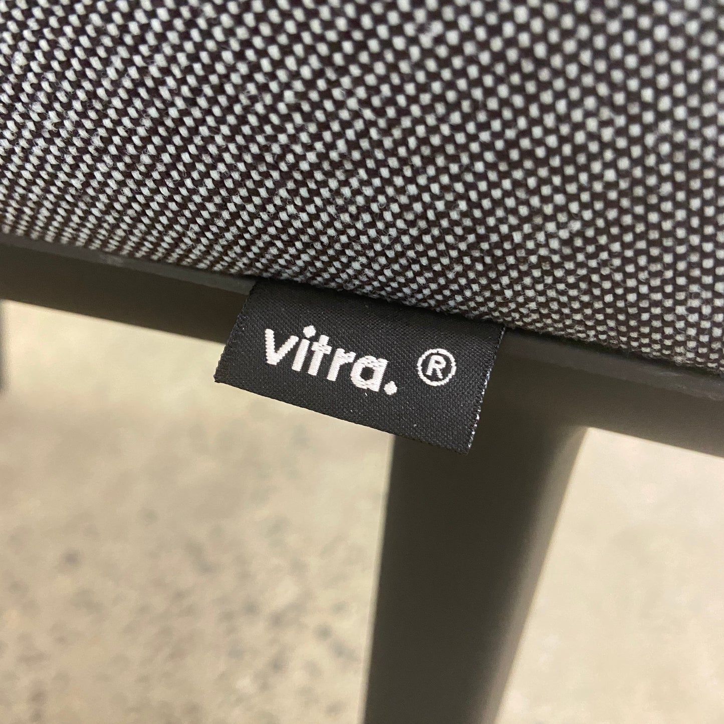 Vitra Grey Softshell Tub Chair
