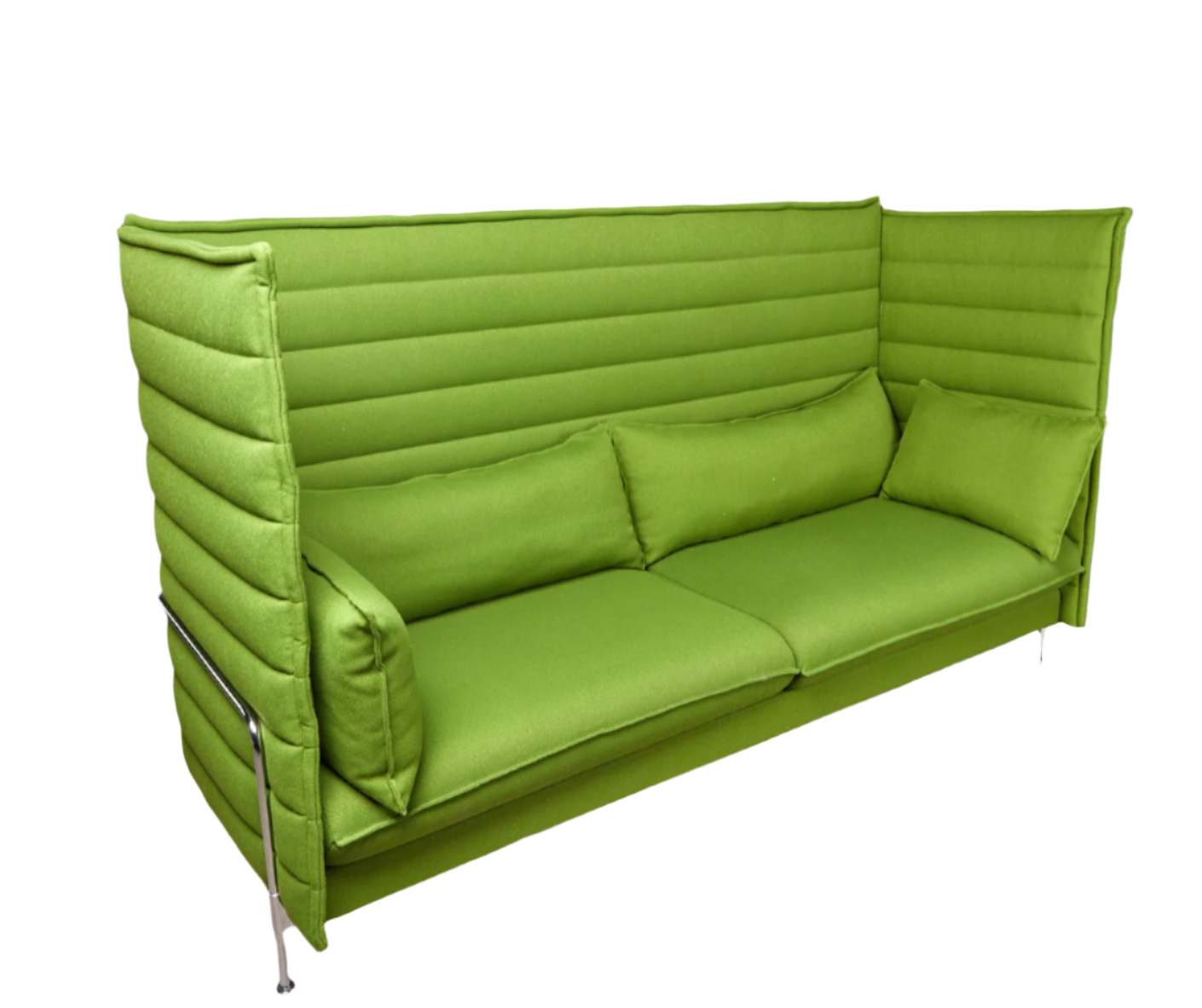 Vitra Alcove Highback Green Couch