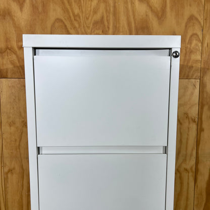 White 4-Drawer Vertical Filing Cabinet