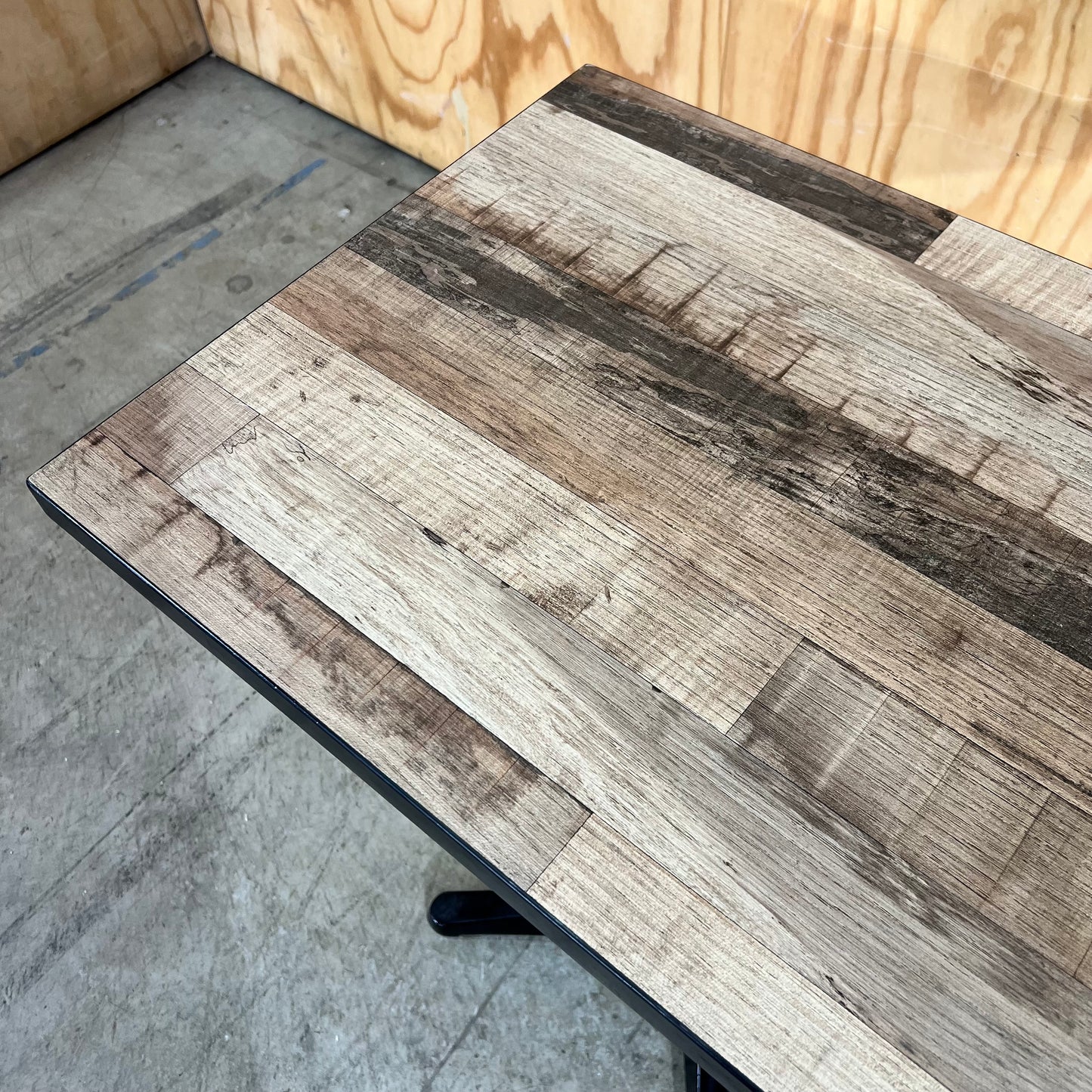 Reclaimed Wood Look Bistro Table