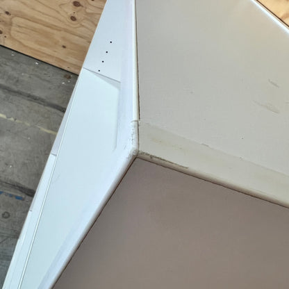 Small White Laminate Bookshelf
