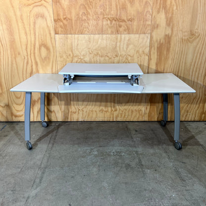 White Desk Riser