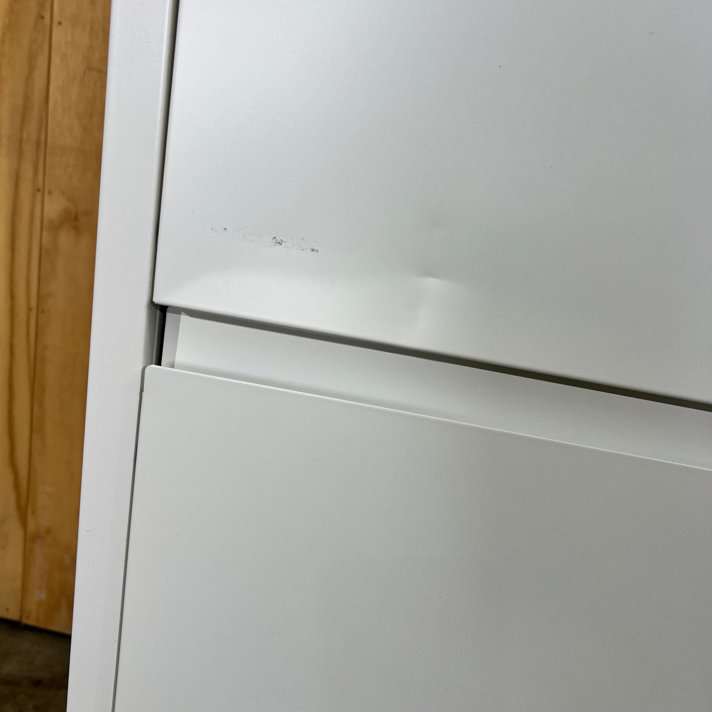 White 4-Drawer Vertical Filing Cabinet
