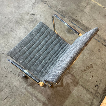 Grey Upholstery and Chrome Task Chair