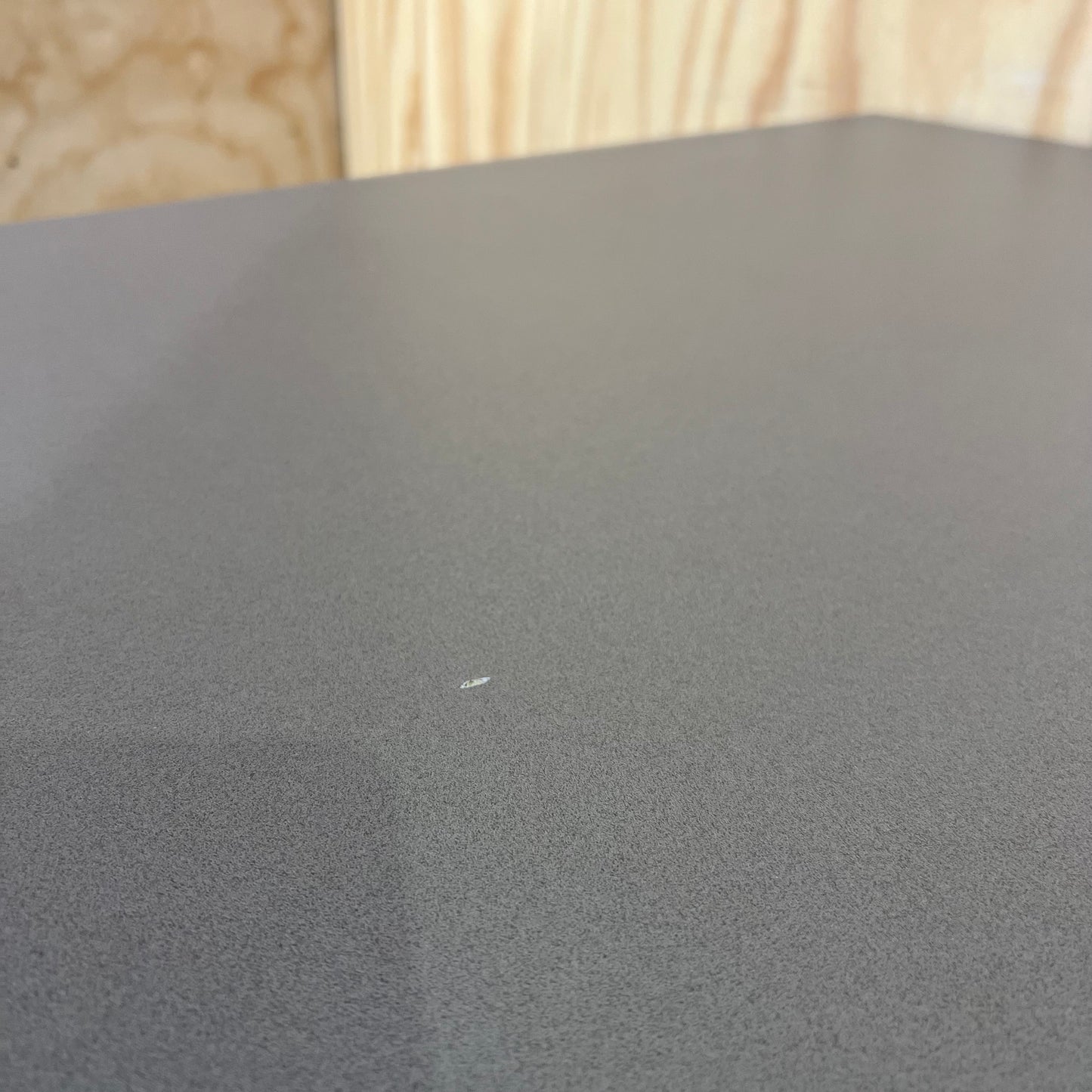 Rapidline Taupe Desk with Modesty Screen