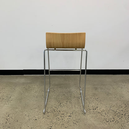 Workspace Quadra Sled Stool Wooden