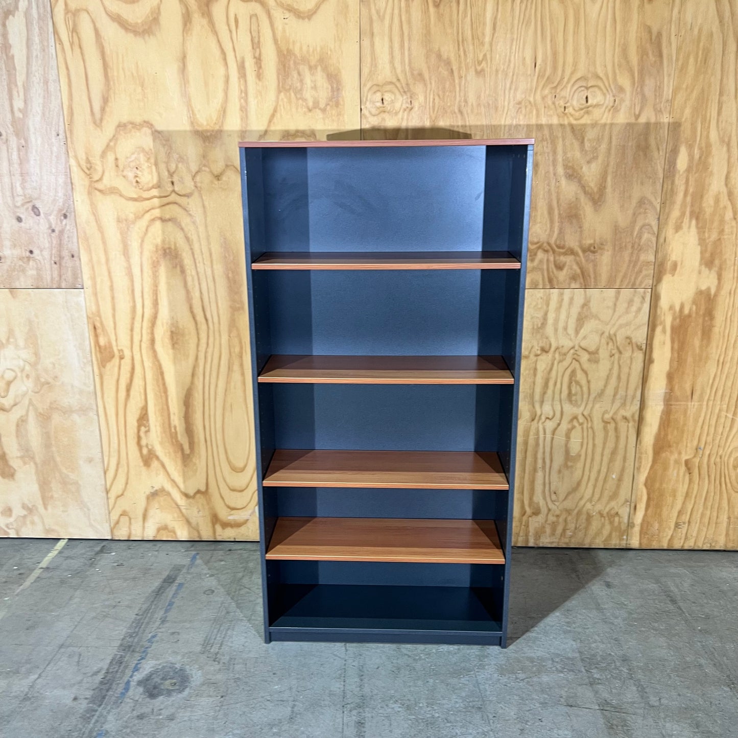 Timber and Slate Laminate Bookshelf