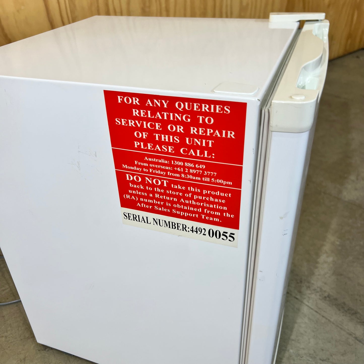 69L GVA Bar Fridge