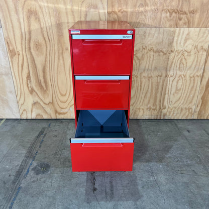EliteBuilt Red Four Drawer Filing Cabinet
