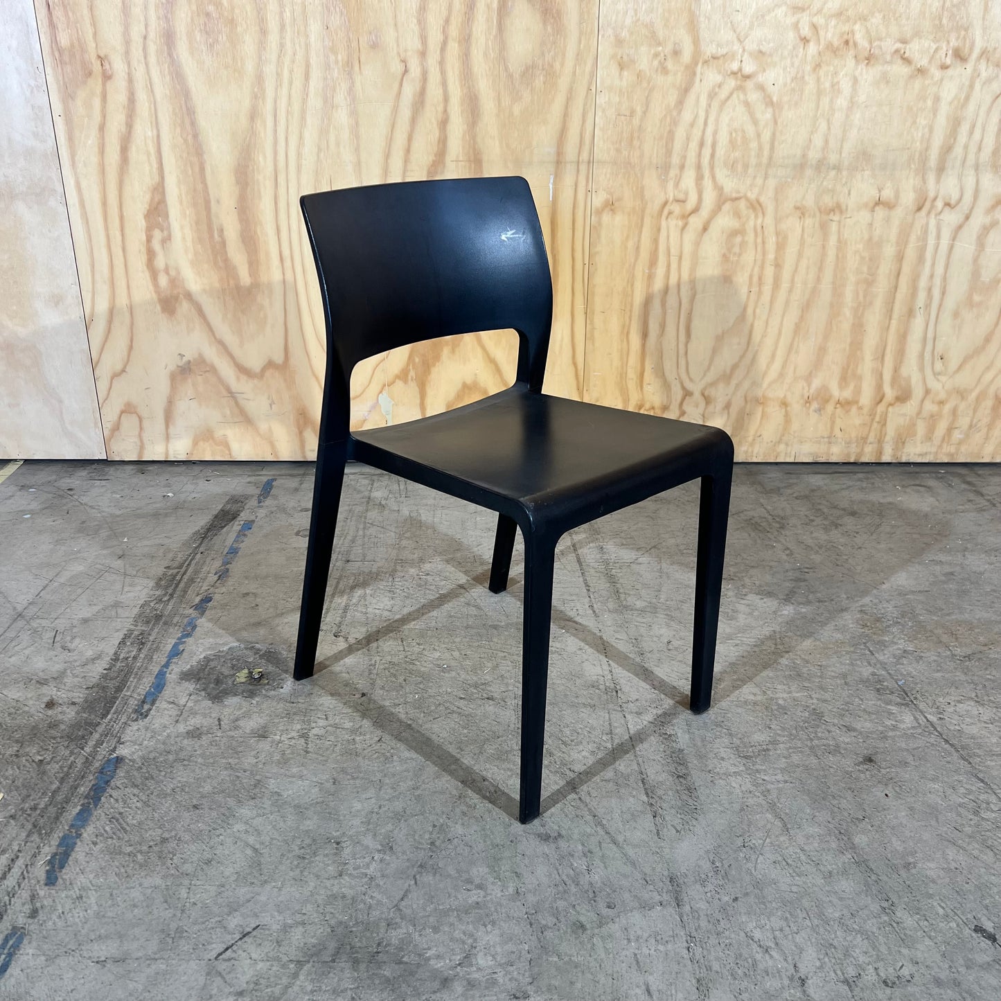 Charcoal Outdoor Stackable Chair